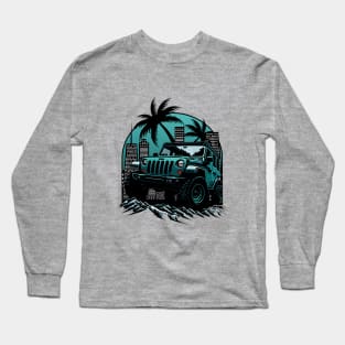 Jeep Adventure in City Long Sleeve T-Shirt